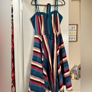 Stripe Collectif Dress